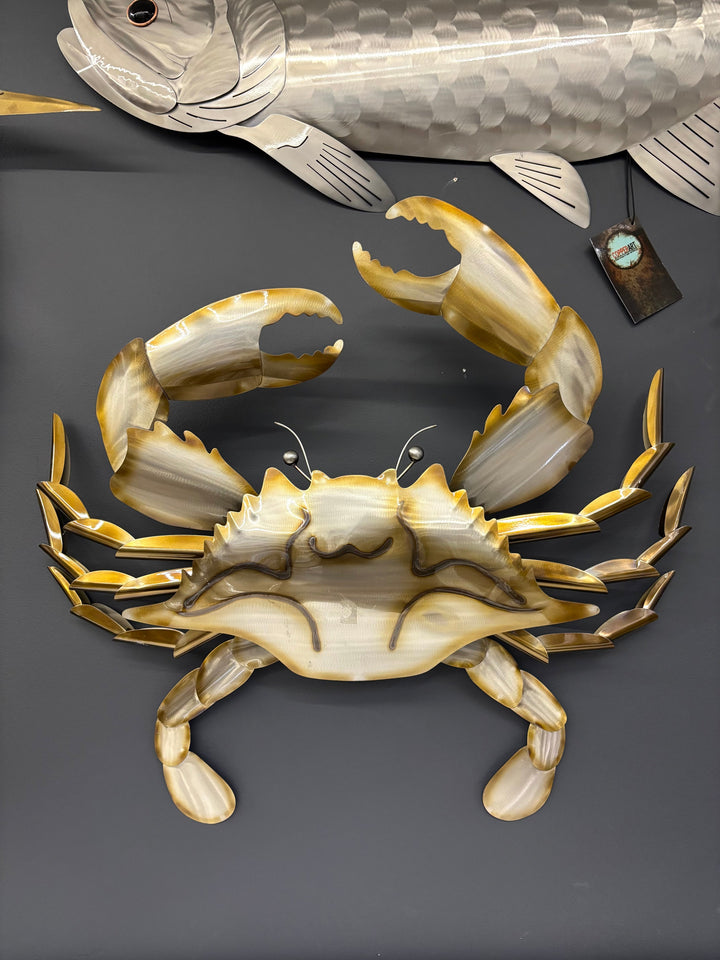 Crab copper art, additional view 5