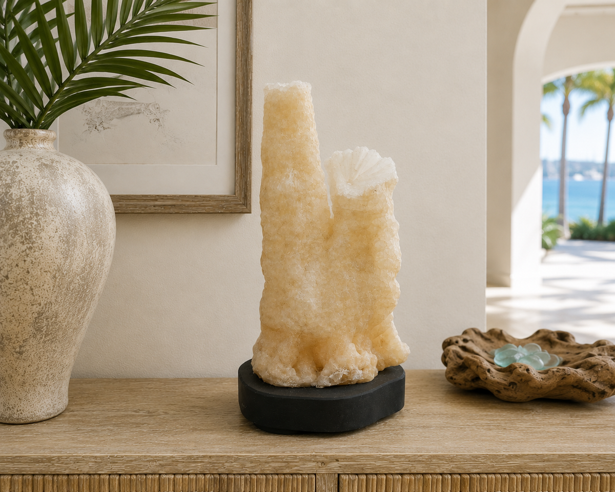 Natural crystal sculpture, additional view 2