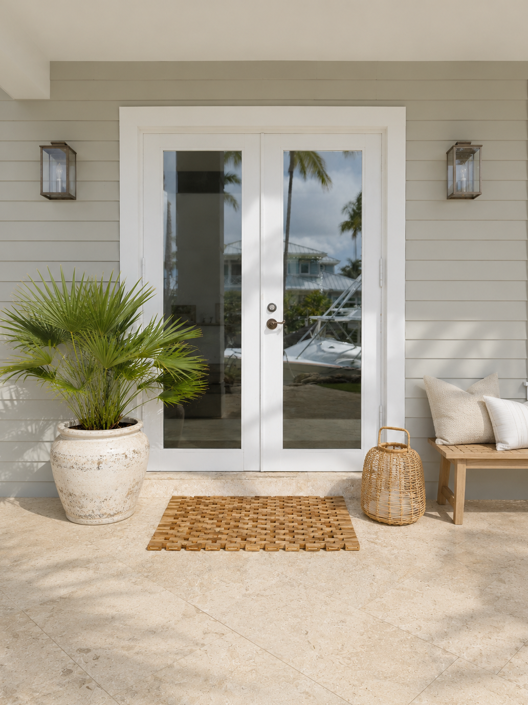 Teak Floor Mat
