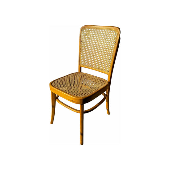 Teak & Rattan Armless Chair Broward Design Center