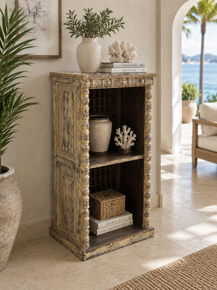 Jaipur spindle display bookshelf, additional view 2