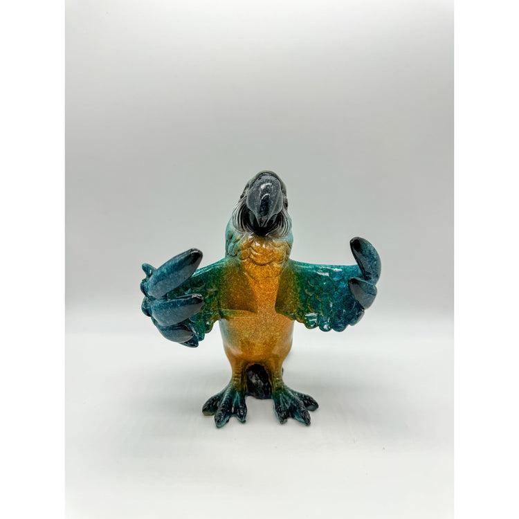 Parrot Salt & Pepper Shaker (Blue) Broward Design Center