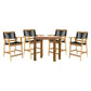 Laguna 5-Piece Barstool Pub Dining Set Pelican reef