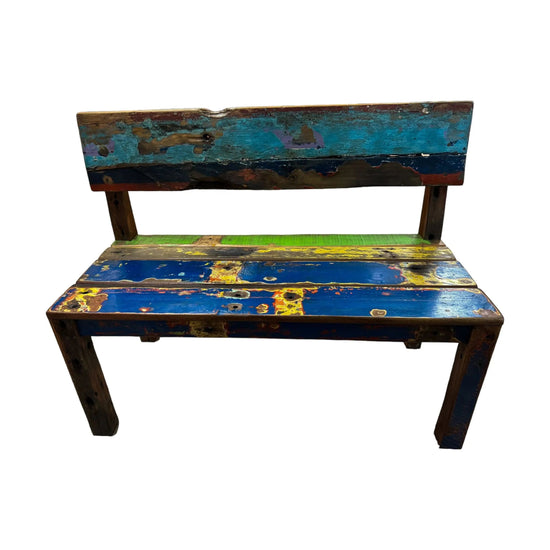 Boat Wood Bench 46” Broward Design Center