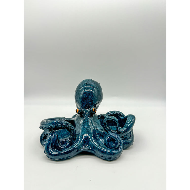 Octopus Salt & Pepper Shaker (Blue) Broward Design Center