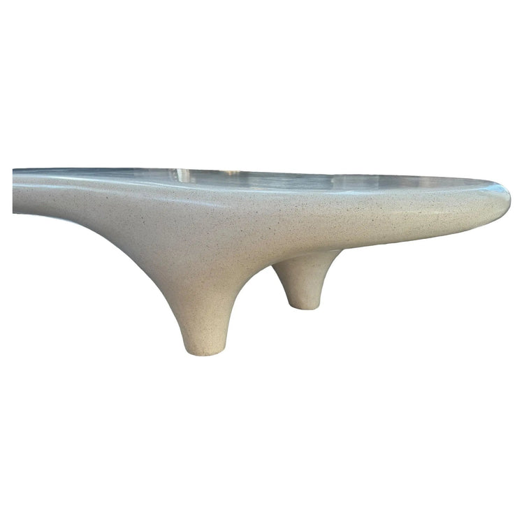 Terrazzo Bench With Legs Broward Design Center