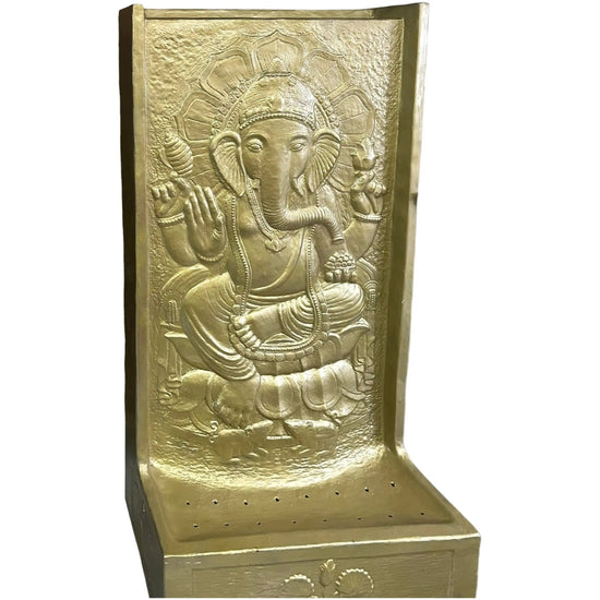 Gold Elephant Buddha Fountain - Broward Design Center