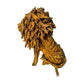 Hand Carved Teak Lion Broward Design Center