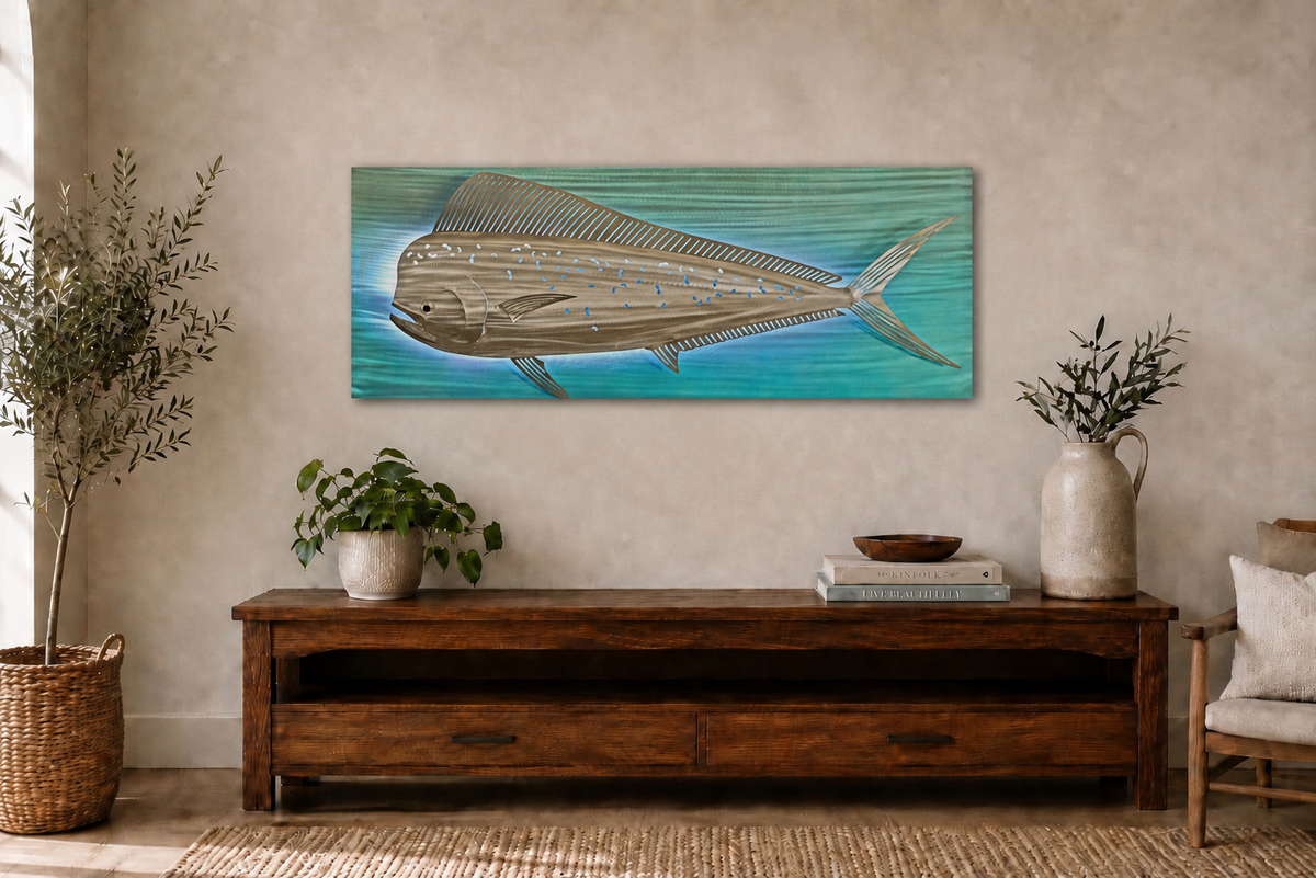 Mahi-mahi Fish Lit (stainless Steel)