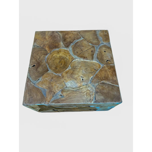 Teak Mosaic Coffee Table - Broward Design Center