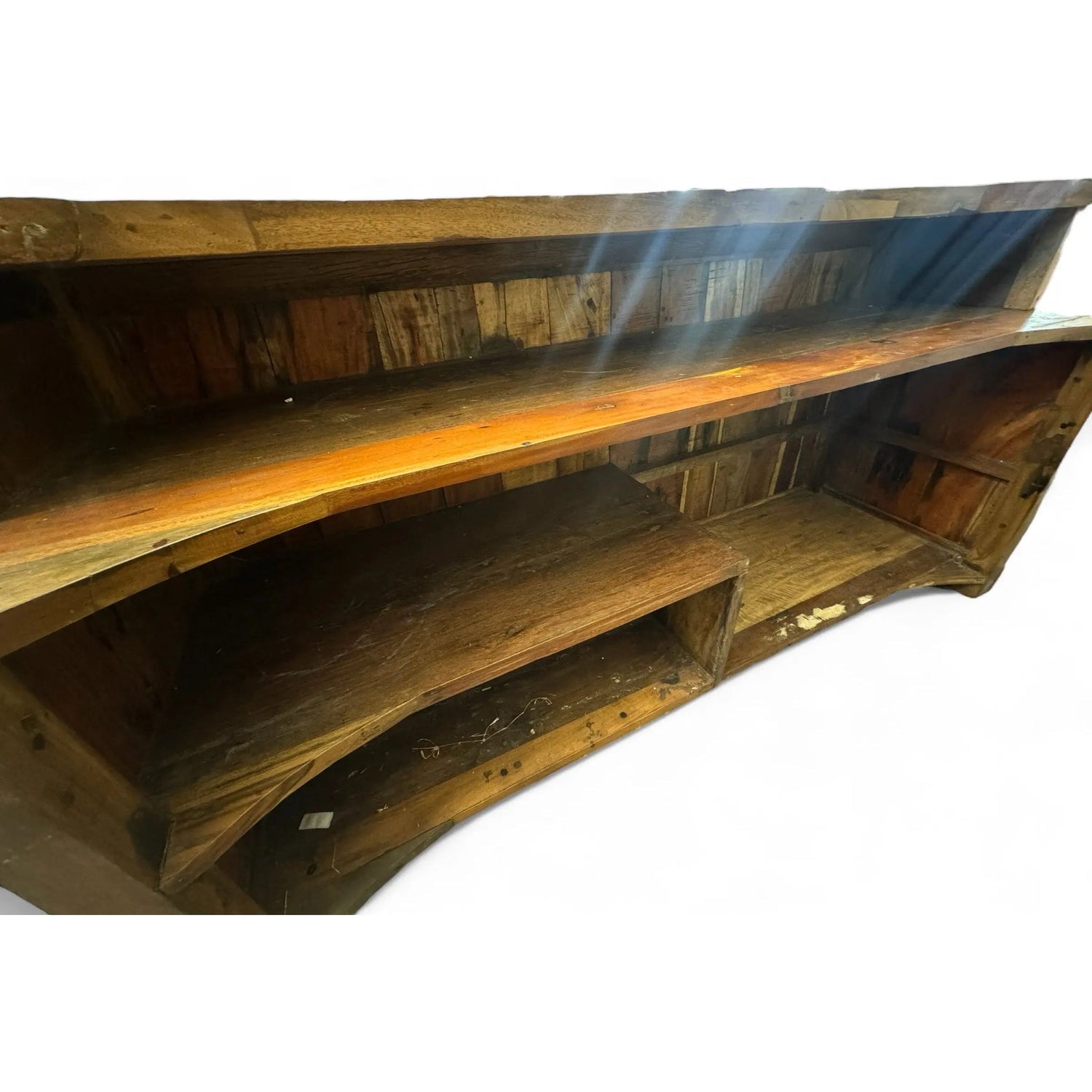 Recycled Boat Wood Bar (1A) Broward Design Center