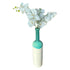 White & Turquoise Vase The Broward Design Center