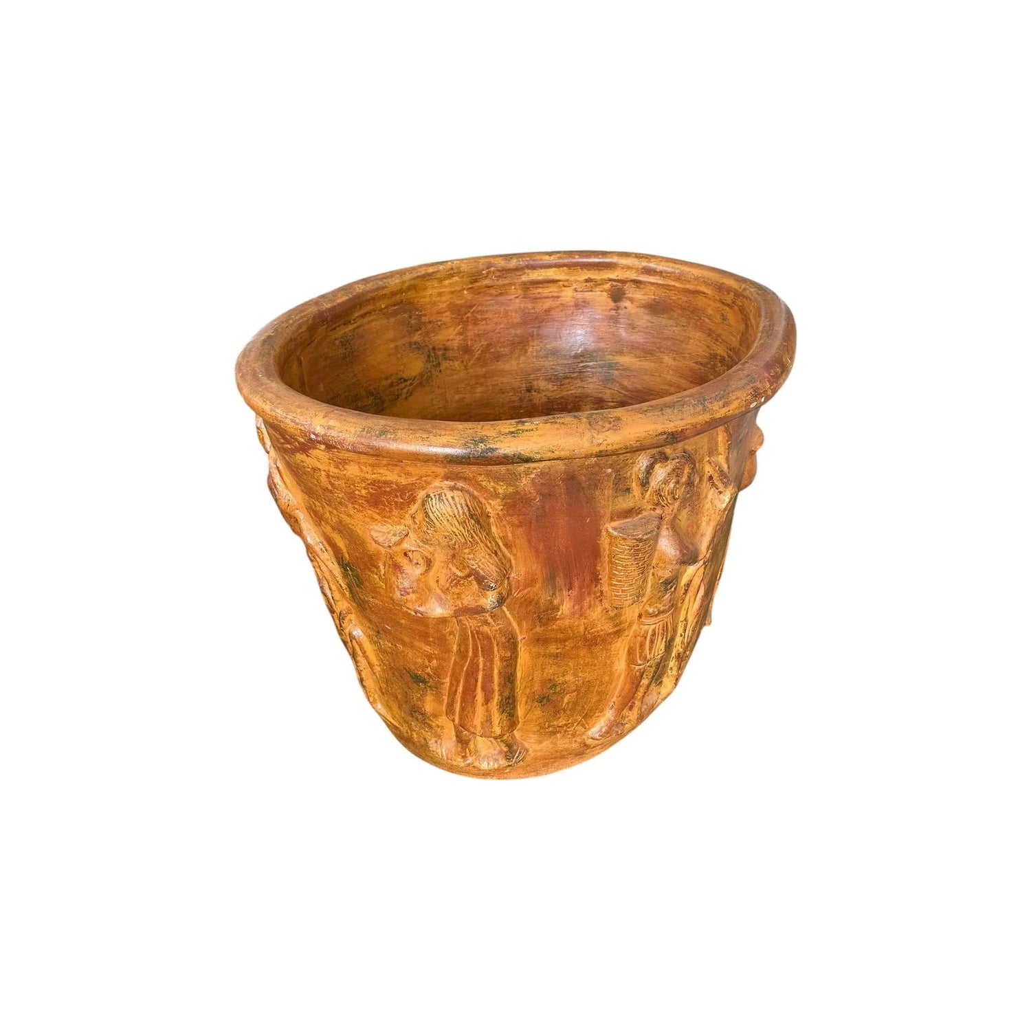 Vintage Terracotta Planter The Broward Design Center