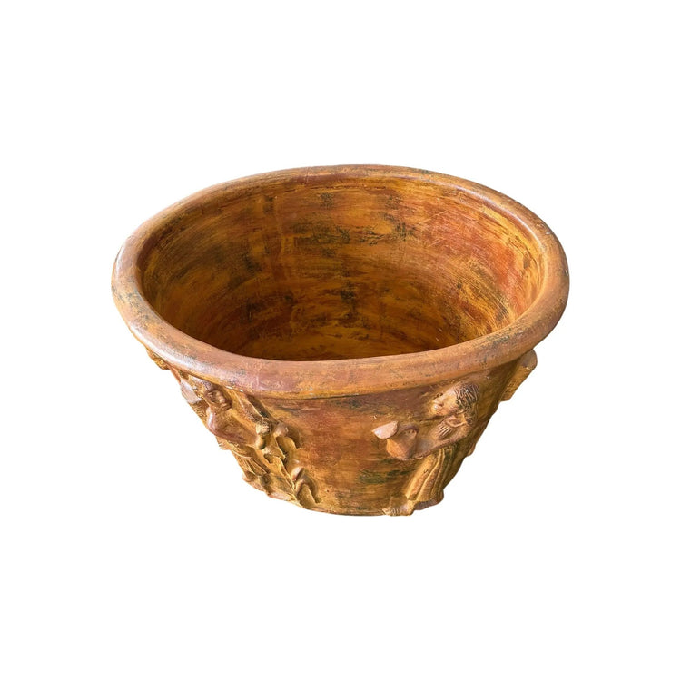 Vintage Terracotta Planter The Broward Design Center