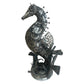 Seahorse Metal Sculpture Hand Made Broward Design Center