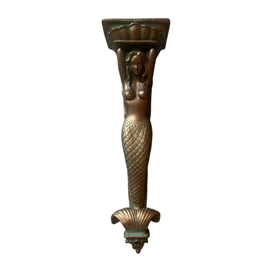 Mermaid Nautical Wall Pilaster in Bronze Finish Broward Design Center