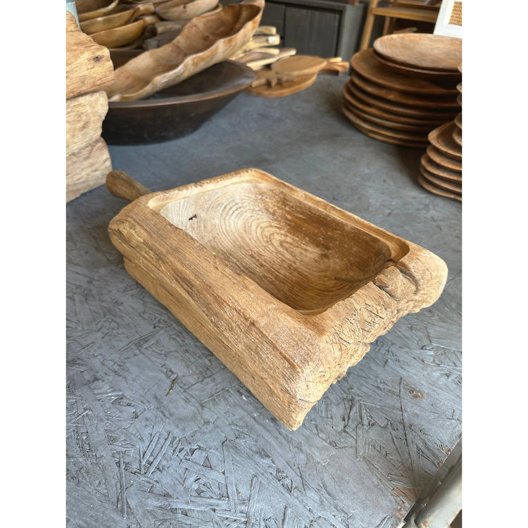 Contemporary Teak Serving Tray Anteak