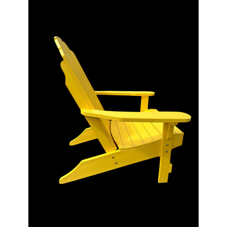 Yellow Reclining Adirondack Chair Broward Design Center