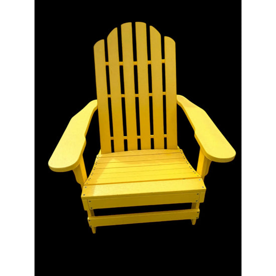 Yellow Reclining Adirondack Chair Broward Design Center