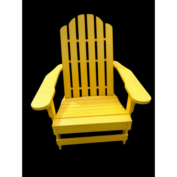 Yellow Reclining Adirondack Chair Broward Design Center