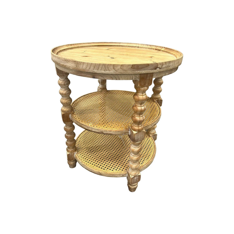 Three Tier Rattan Table Broward Design Center