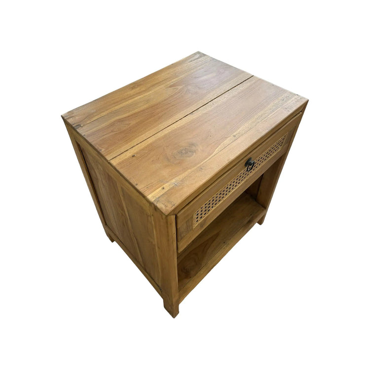 Wood Bedside Table - Broward Design Center