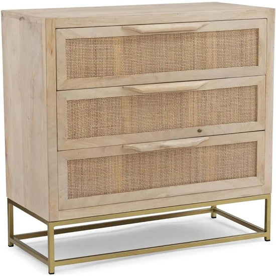 Cane 3 Drawer Rattan Cabinet Broward Design Center