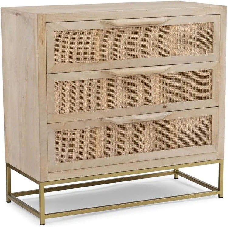 Cane 3 Drawer Rattan Cabinet Broward Design Center