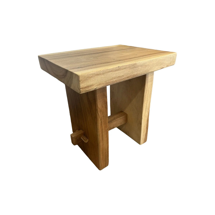 20”H Teak Stool Broward Design Center