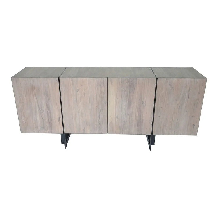 Light Grey Storage Credenza Broward Design Center