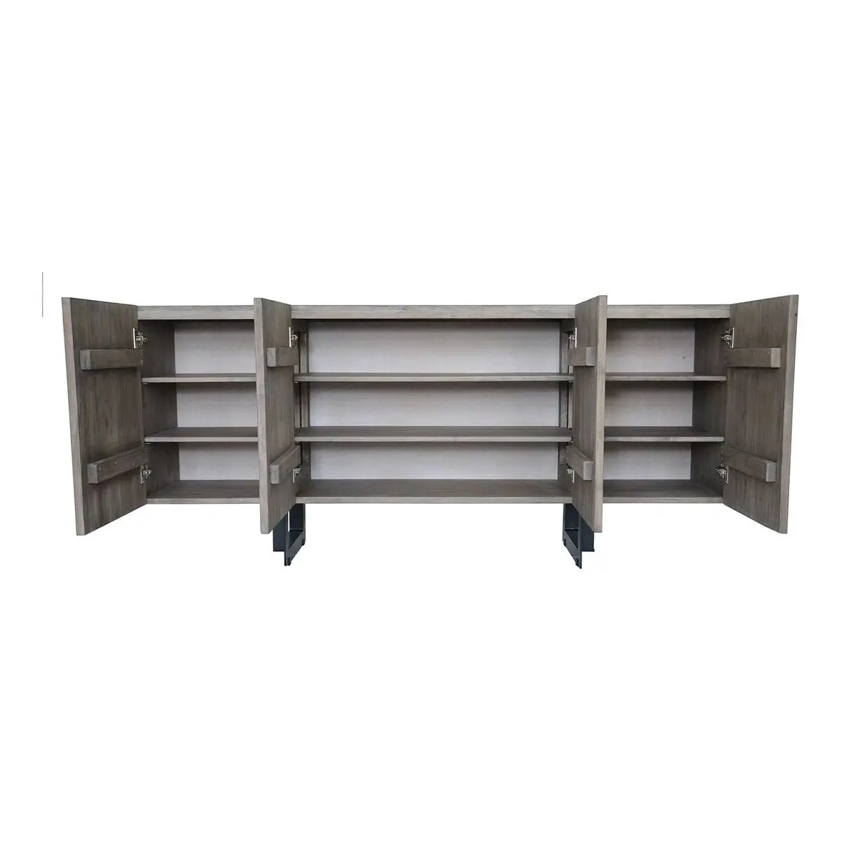 Light Grey Storage Credenza Broward Design Center