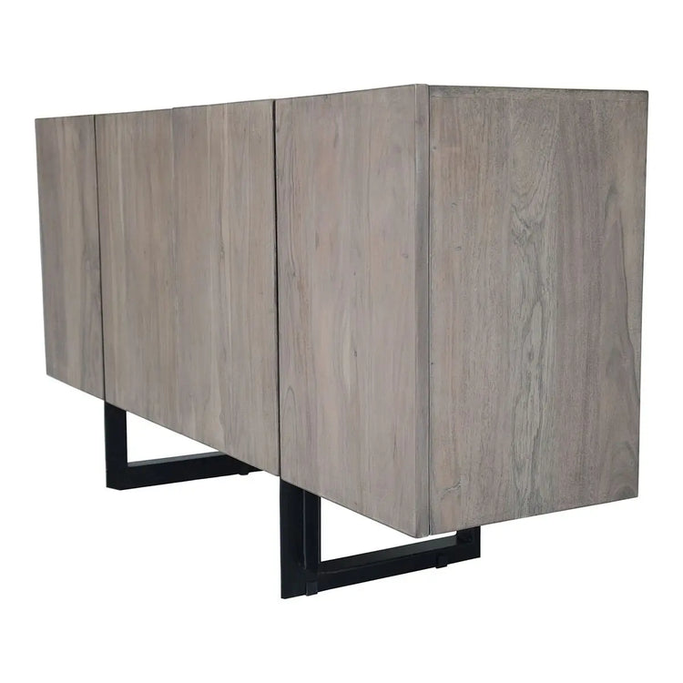 Light Grey Storage Credenza Broward Design Center