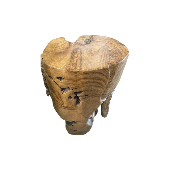 Solid Teak Stump (D) Broward Design Center