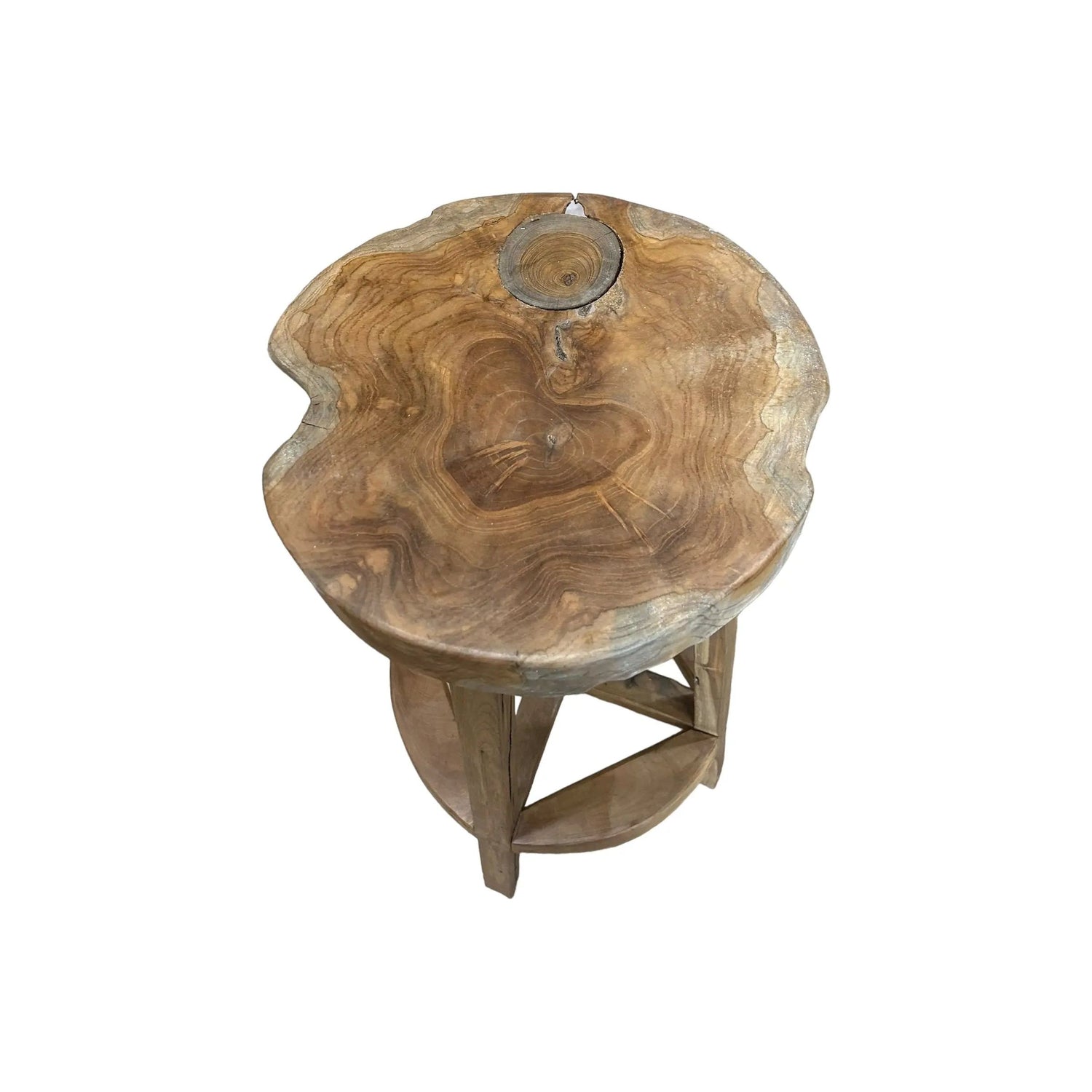 Teak Barstool (C) Broward Design Center