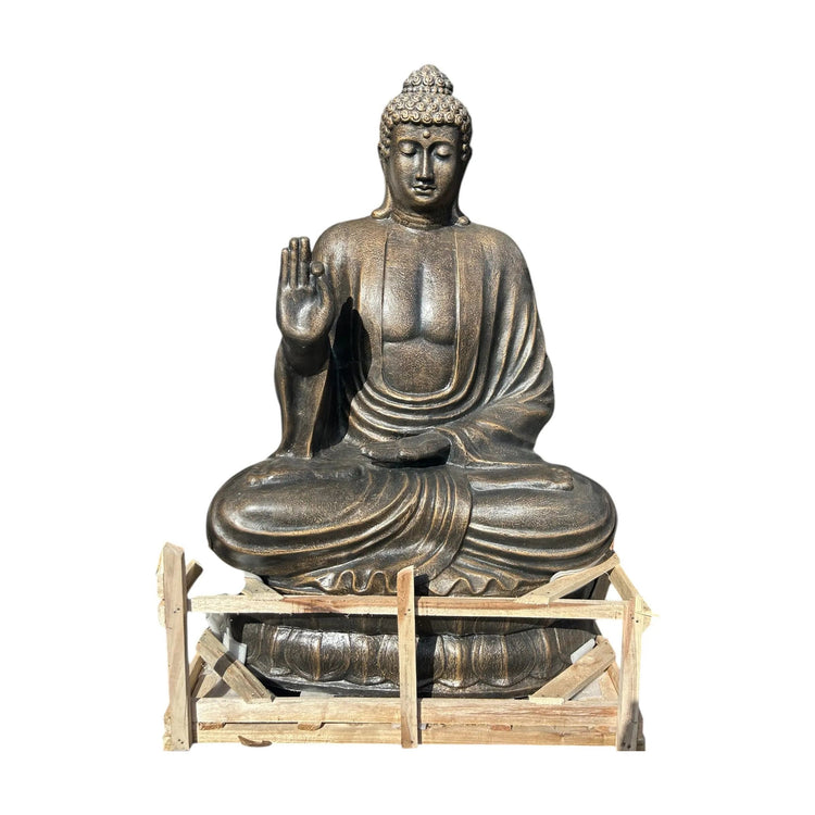 GRC Sitting Buddha Fountain 80” H Anteak 10/9/24