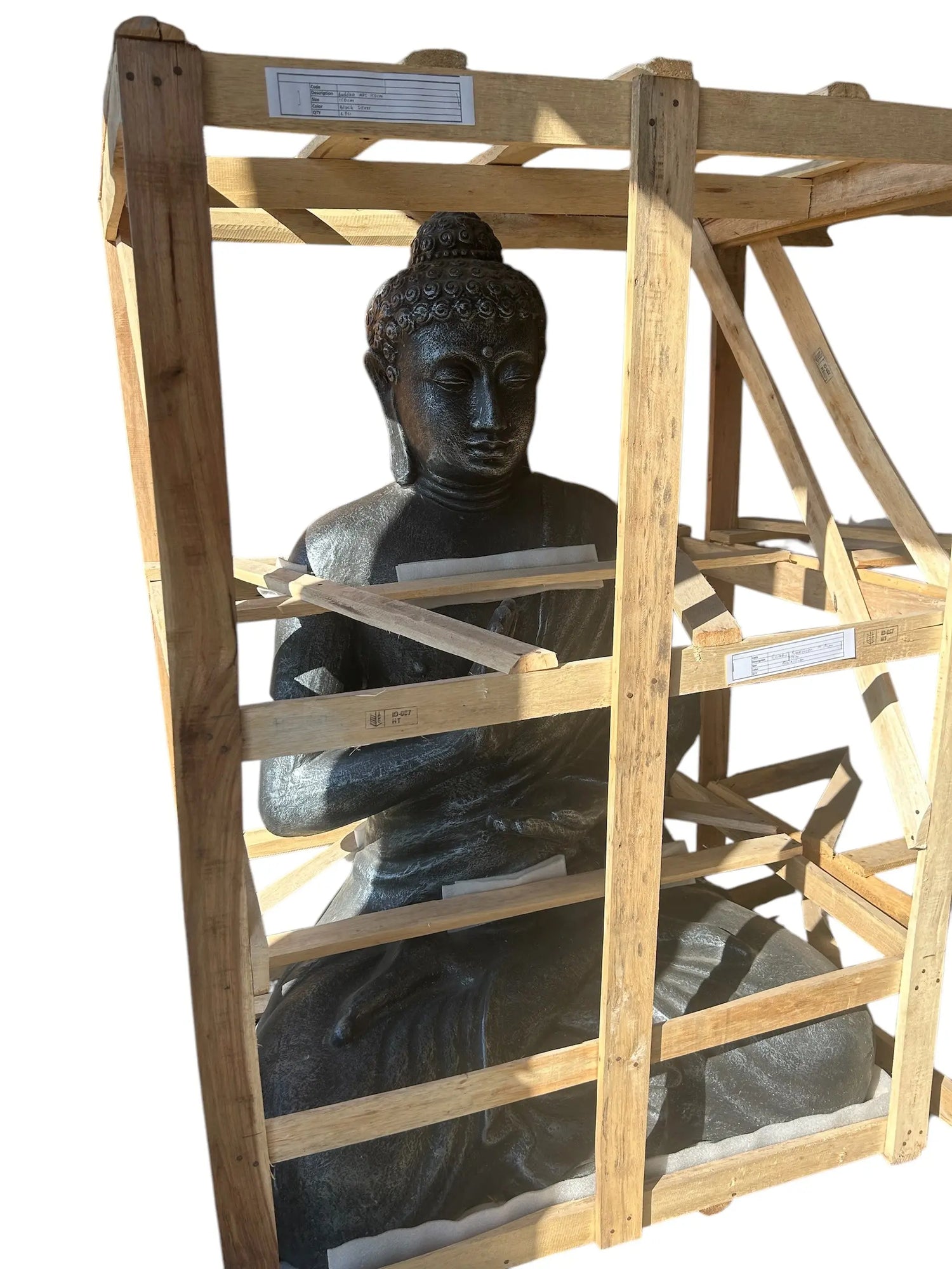 GRC Sitting Buddha 60” H Anteak 10/9/24