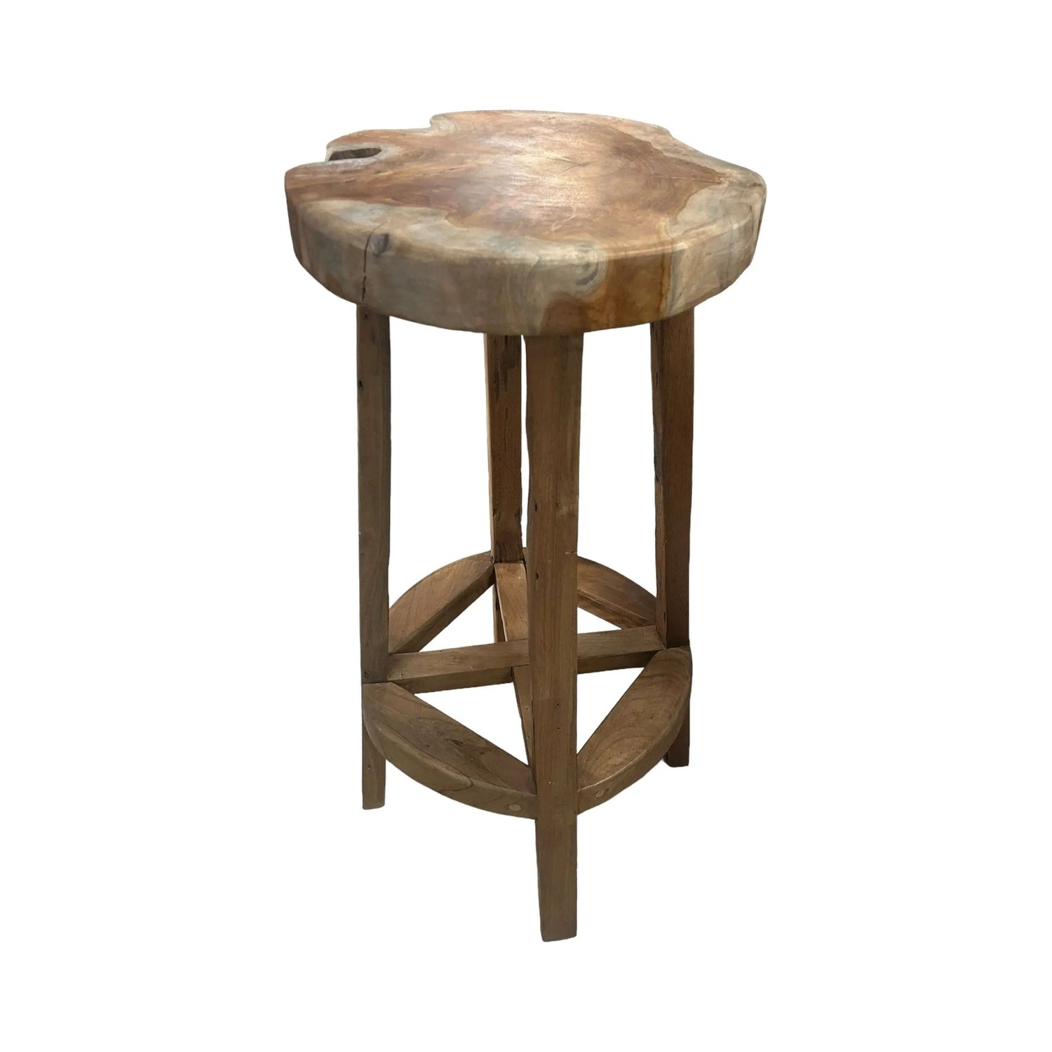 Teak Bar Stool (D) Broward Design Center