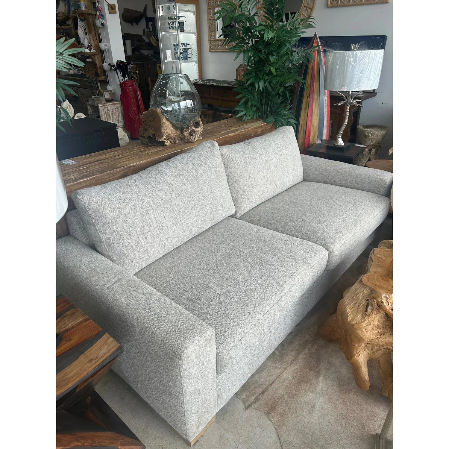 Light Grey 2 Seater Sofa Broward Design Center