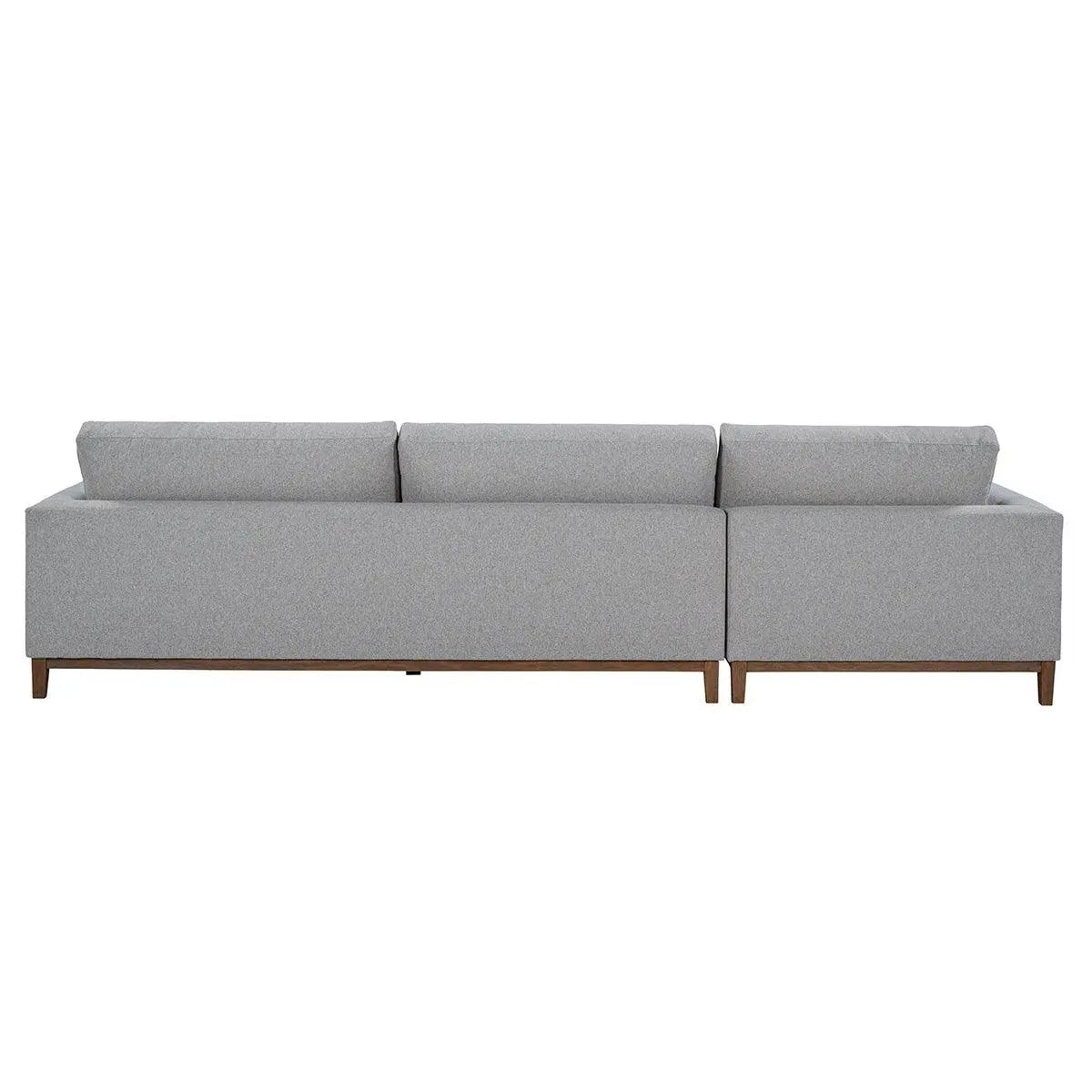 EVERETT SECTIONAL W/ LAF CHAISE GRAY Broward Design Center