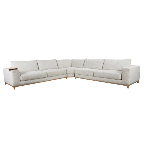 Donovan Sectional Sand Sofa Broward Design Center