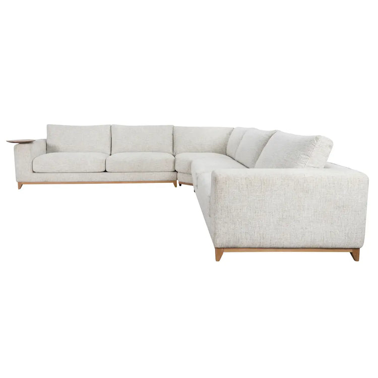 Donovan Sectional Sand Sofa Broward Design Center