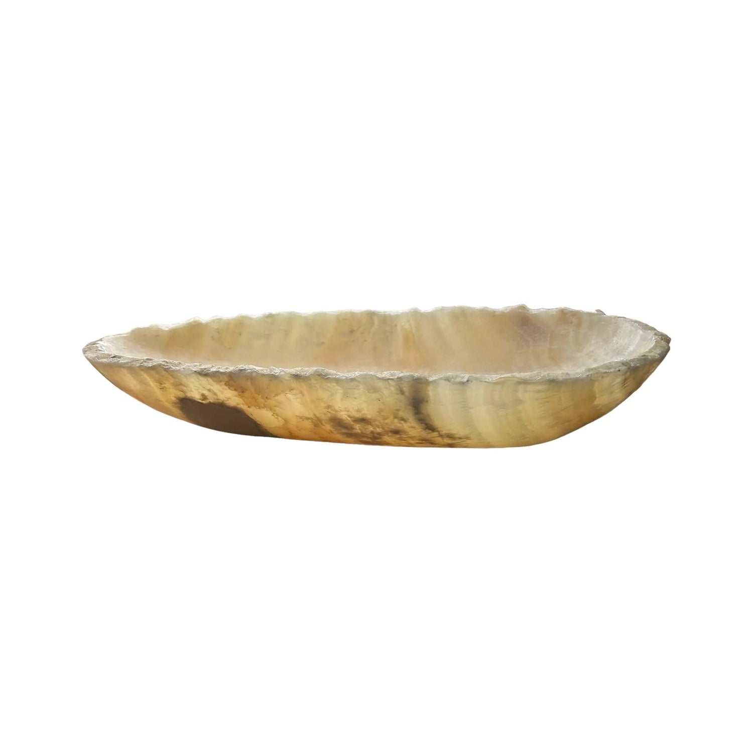 Natural Onyx Oval Bowl (B) Broward Design Center