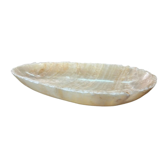 Natural Onyx Oval Bowl (C) Broward Design Center