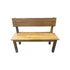 Natural Teak Bench The Broward Design Center