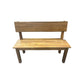 Natural Teak Bench The Broward Design Center