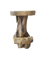 Teak Stool with Foot Rest The Broward Design Center