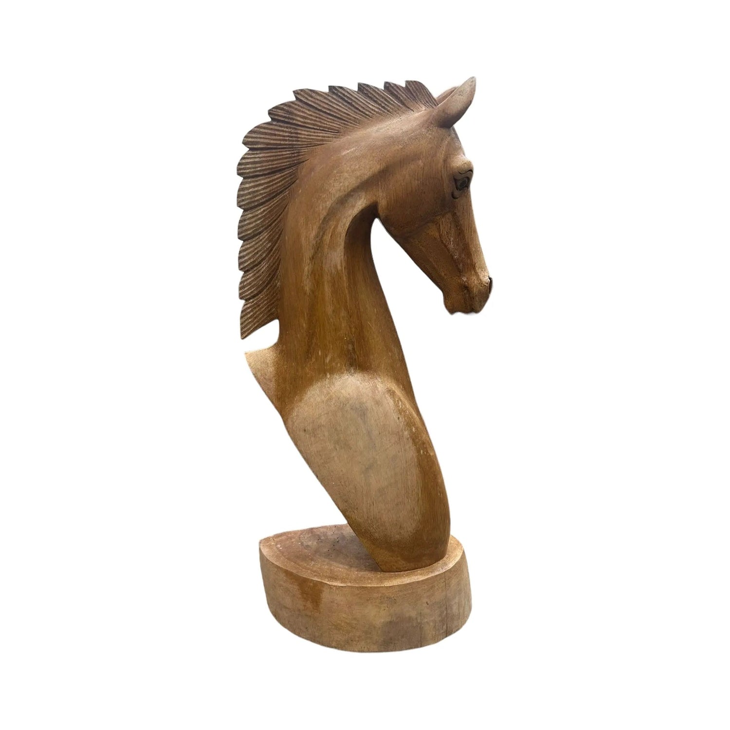 Teak 50cm Horse Broward Design Center