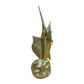 Solid Brass Gold Sailfish Broward Design Center