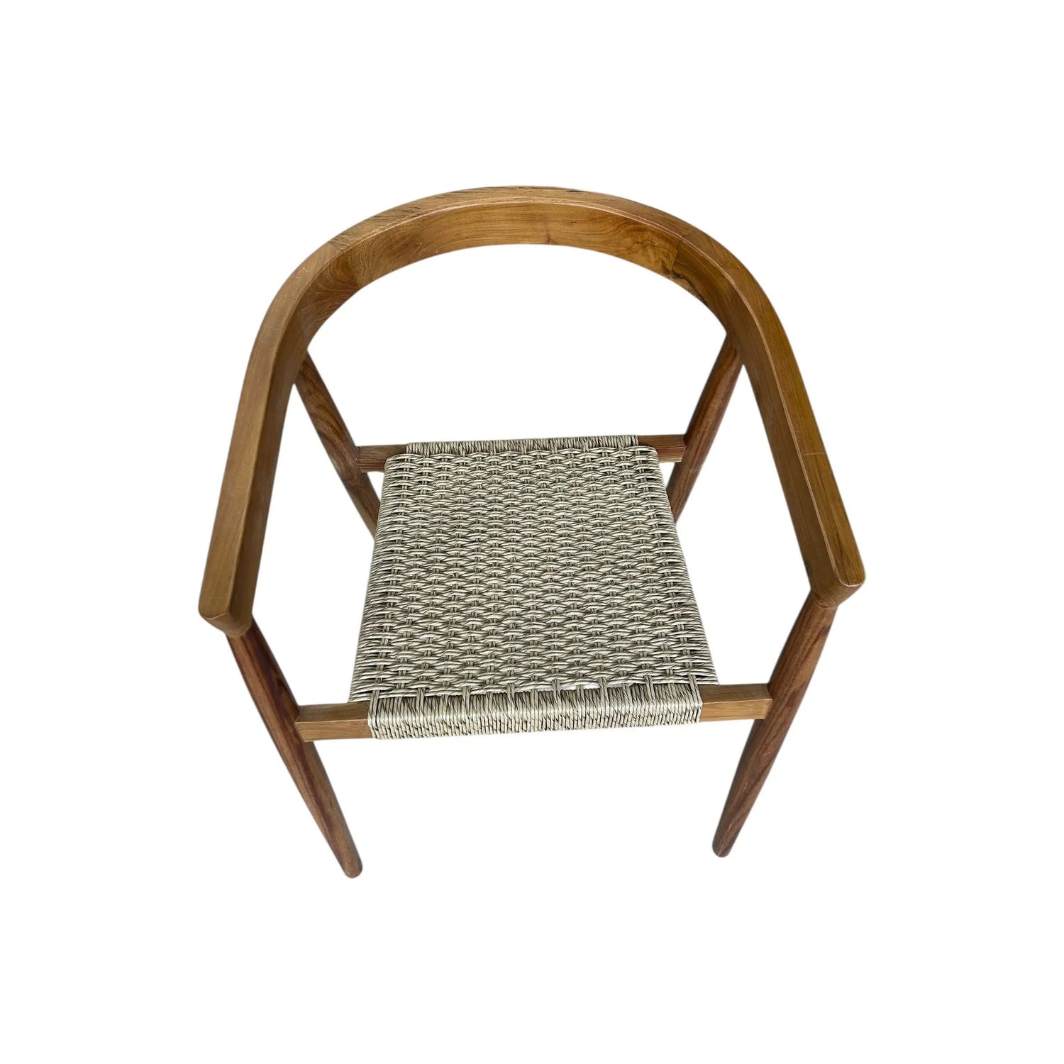 Teak Dining Chair w/woven Rope Seat Anteak