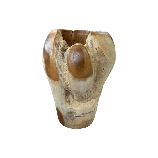 Teak Erosion Vase Anteak